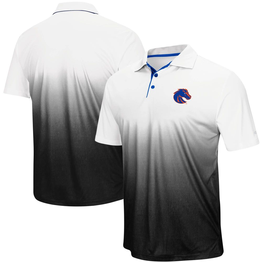 Men's Colosseum Gray Boise State Broncos Magic Team Logo Polo