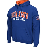Men's Colosseum Royal Boise State Broncos Double Arch Pullover Hoodie