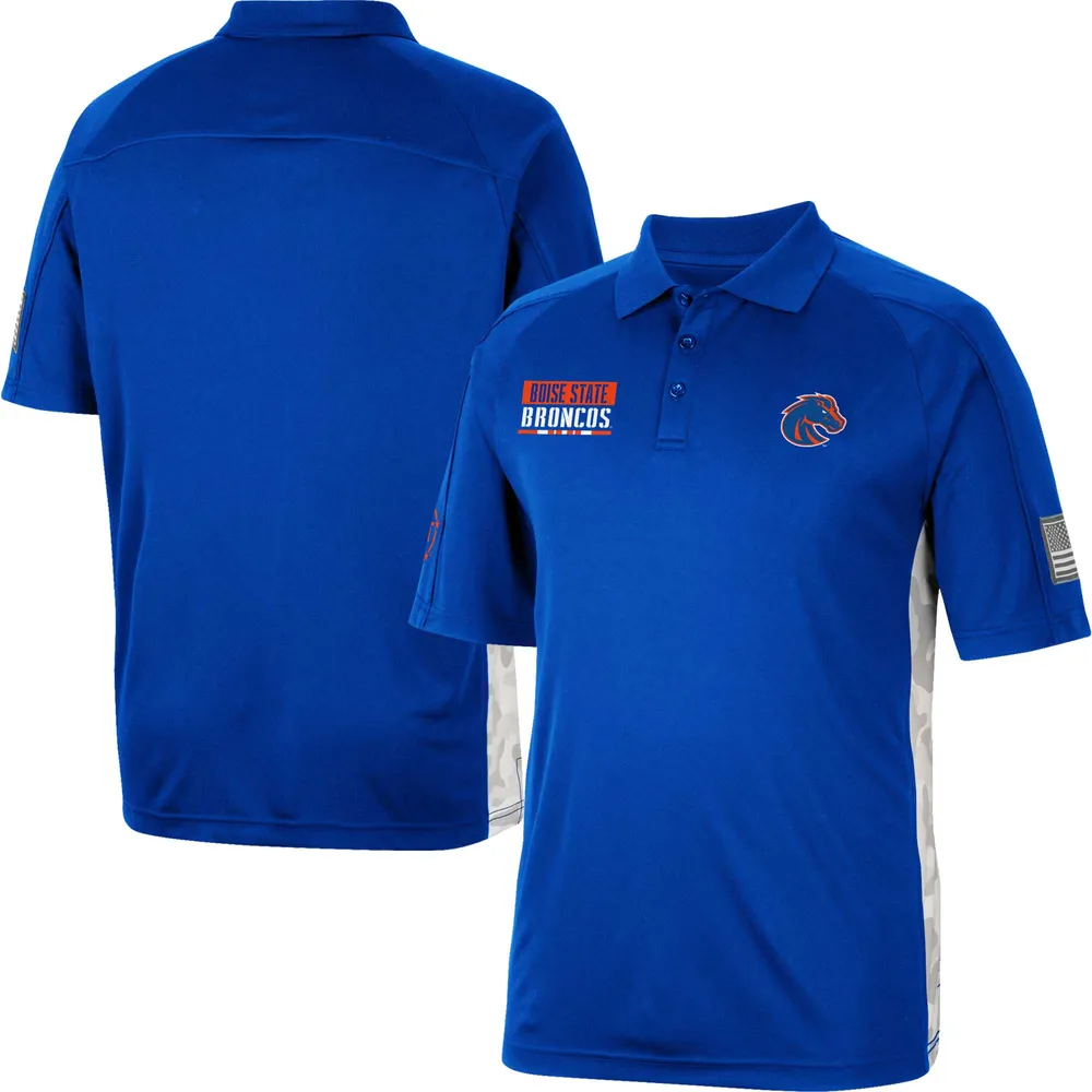 Colosseum Royal Boise State Broncos OHT Military Appreciation Snow Camo Polo pour homme