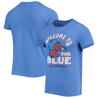 Men's Homefield Heathered Royal Boise State Broncos Welcome to the Blue Vintage T-Shirt