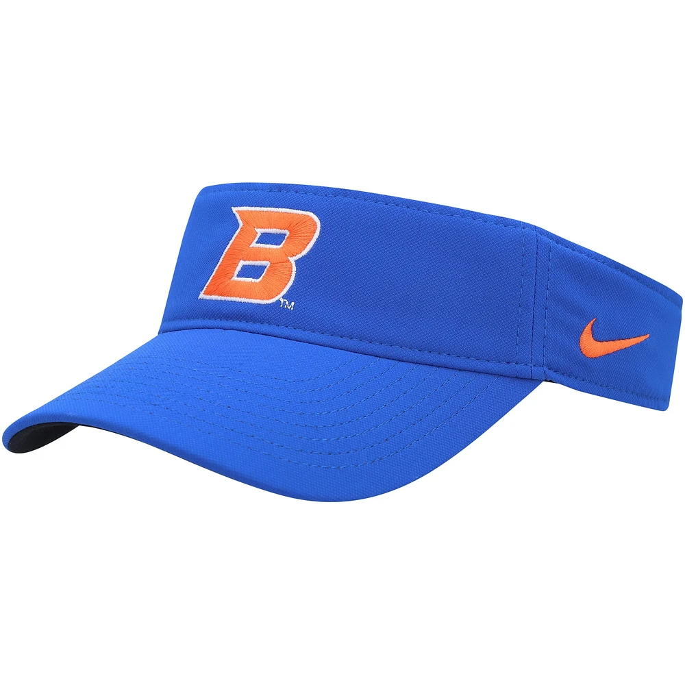 Men's Nike Boise State Broncos Royal Sideline Performance Visor