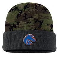 Bonnet en tricot à revers camouflage Nike Boise State Broncos pour homme