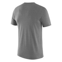 Men's Nike Heathered Gray Boise State Broncos Logo Stack Legend Performance T-Shirt