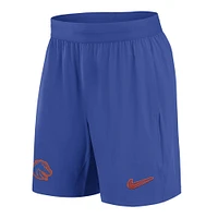 Men's Nike Royal Boise State Broncos 2024/25 Sideline Performance Woven Shorts