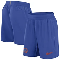 Men's Nike Royal Boise State Broncos 2024/25 Sideline Performance Woven Shorts