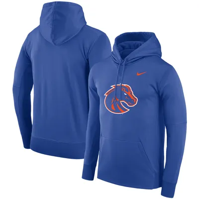 Boise State Broncos Nike Performance Pullover Hoodie - Royal