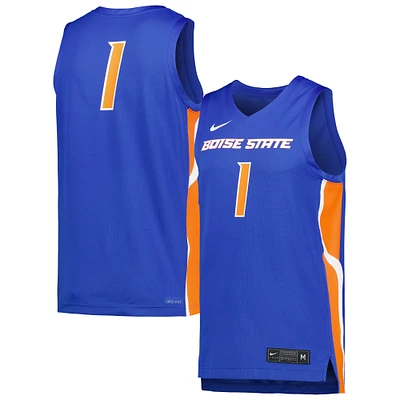 Maillot de basket-ball réplique Nike Royal Boise State Broncos pour homme