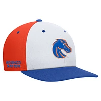 Men's Nike White/Orange Boise State Broncos Pro Performance Snapback Hat