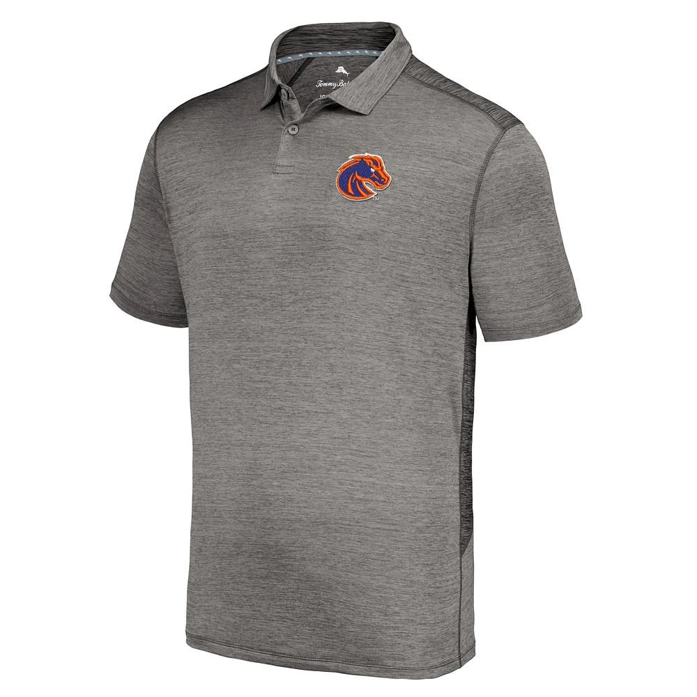 Polo Tommy Bahama gris Boise State Broncos Delray IslandZone pour hommes