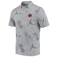 Men's Tommy Bahama Gray Boise State Broncos Miramar Blooms Polo