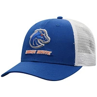 Men's Top of the World  Royal/White Boise State Broncos Victory Baseline Adjustable Trucker Hat