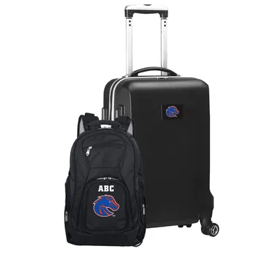 Boise State Broncos MOJO Personalized Deluxe 2-Piece Backpack & Carry-On Set