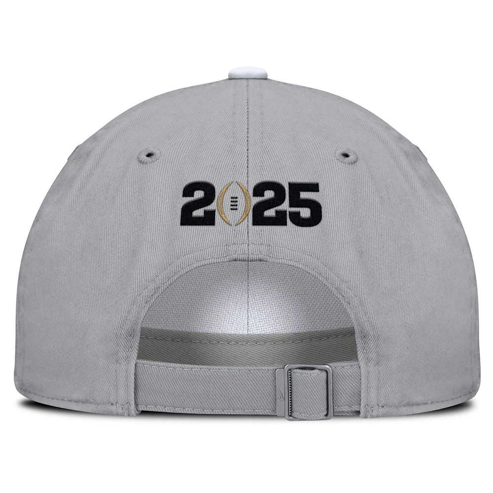 Unisex Nike White/Gray Boise State Broncos 2024 College Football Playoff Club Adjustable Hat