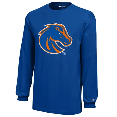 Boise State Broncos Champion Youth Jersey Long Sleeve T-Shirt - Royal