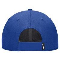 Casquette réglable Nike Royal Boise State Broncos 2024 Sideline Club pour jeune