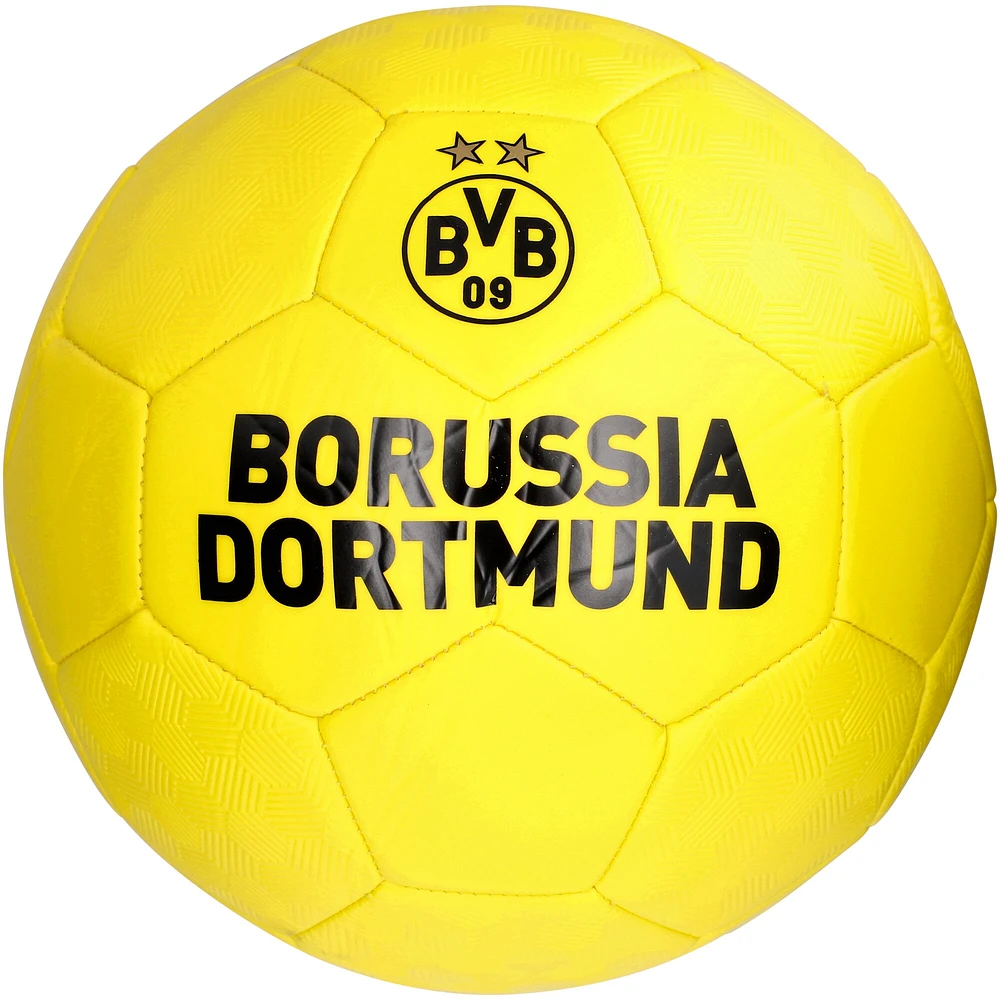 Ballon de football avec logo dédicacé du Borussia Dortmund d'Erling Haaland