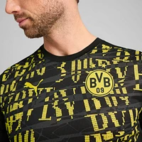 Maillot d'entraînement pré-match Puma Black Borussia Dortmund 2024/25 pour homme