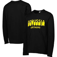 T-shirt noir à manches longues Borussia Dortmund Heavy Homme