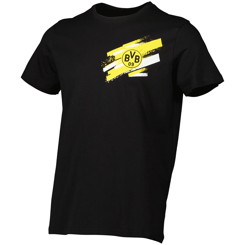 Men's Black Borussia Dortmund Vintage Club T-Shirt