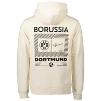 Sweat à capuche Borussia Dortmund Fashion crème pour homme