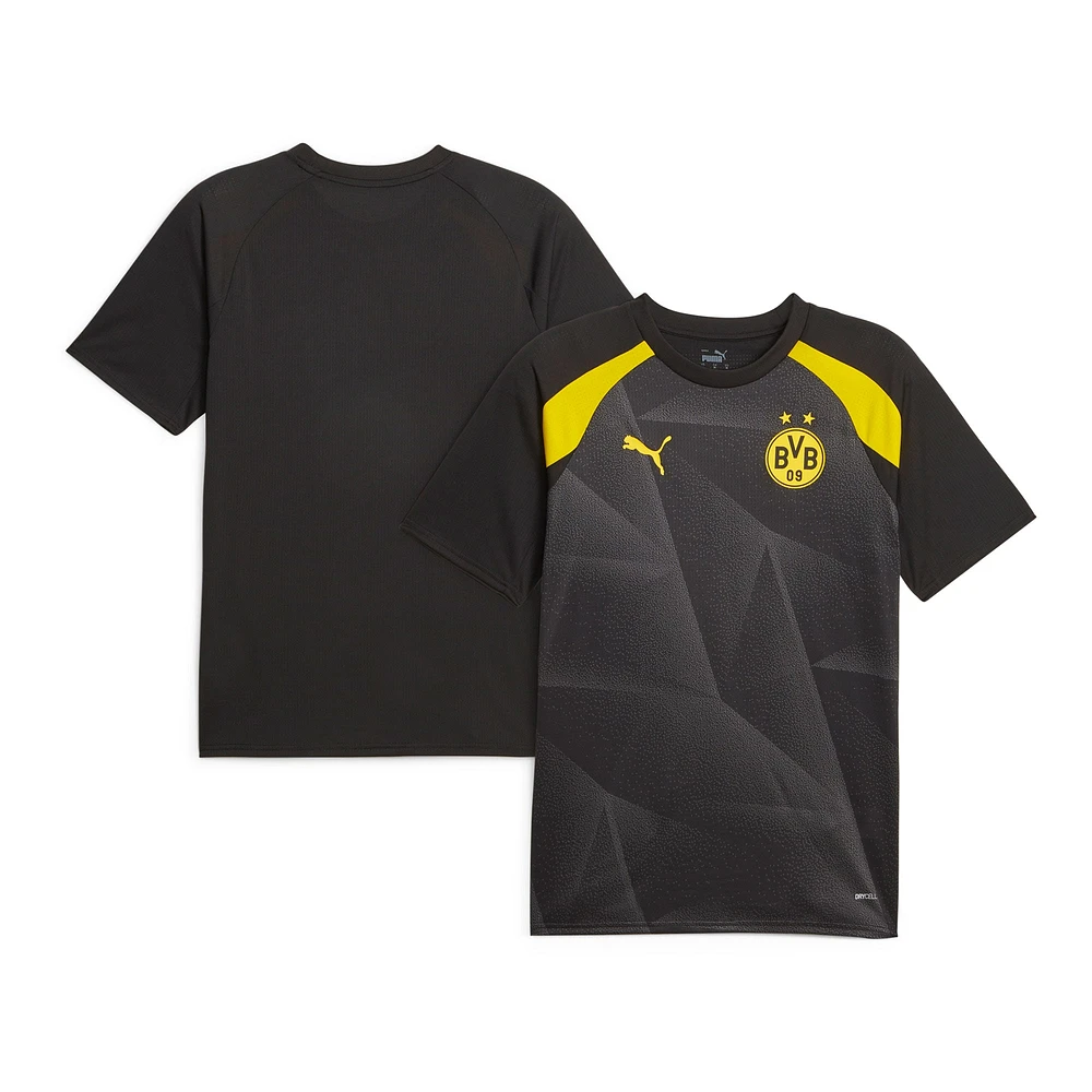 Maillot d'avant-match Borussia Dortmund 2023/24 Puma noir pour homme