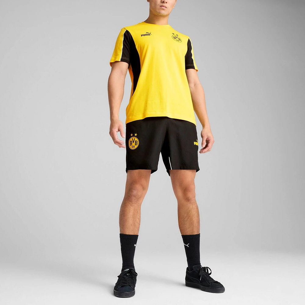 Men's Puma Black Borussia Dortmund ftblArchive dryCELL Shorts