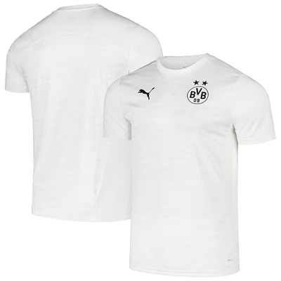 Maillot d'avant-match Puma Borussia Dortmund 2024/25 blanc pour homme