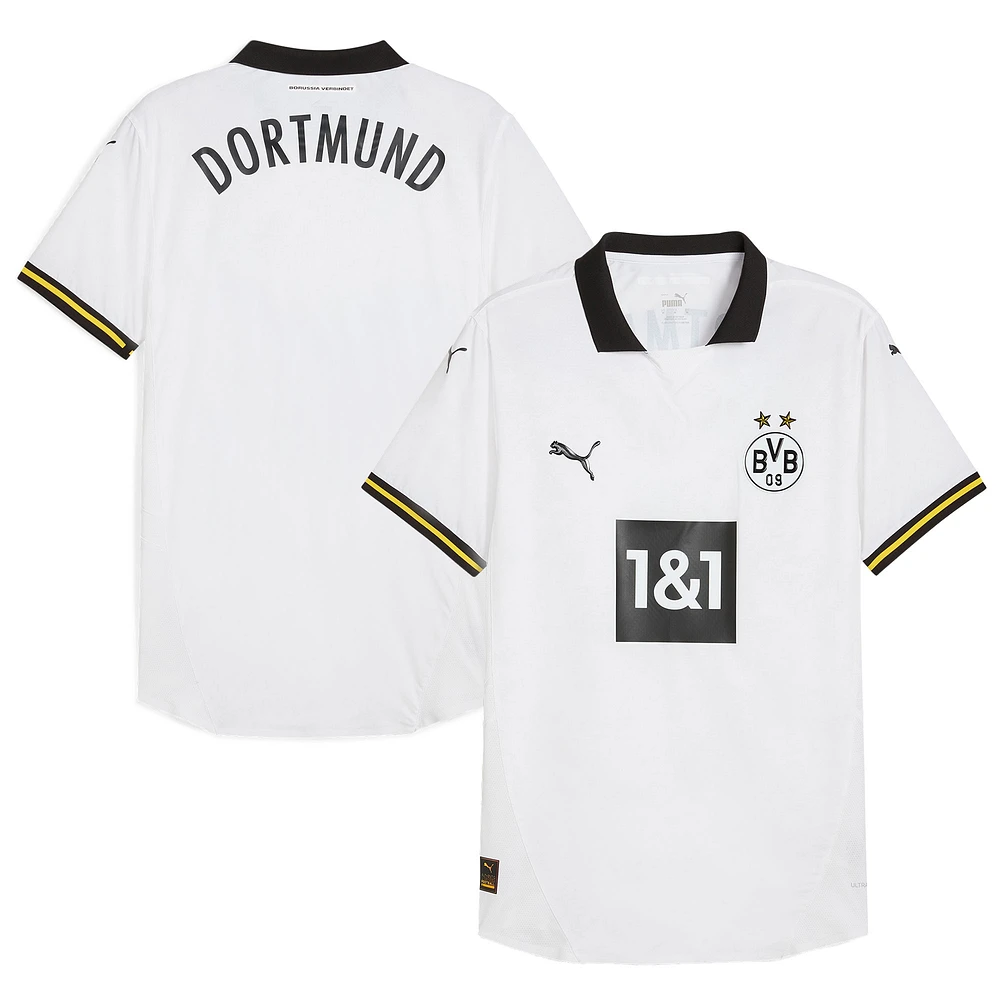 Men's Puma  White Borussia Dortmund 2024/25 Third Authentic Jersey