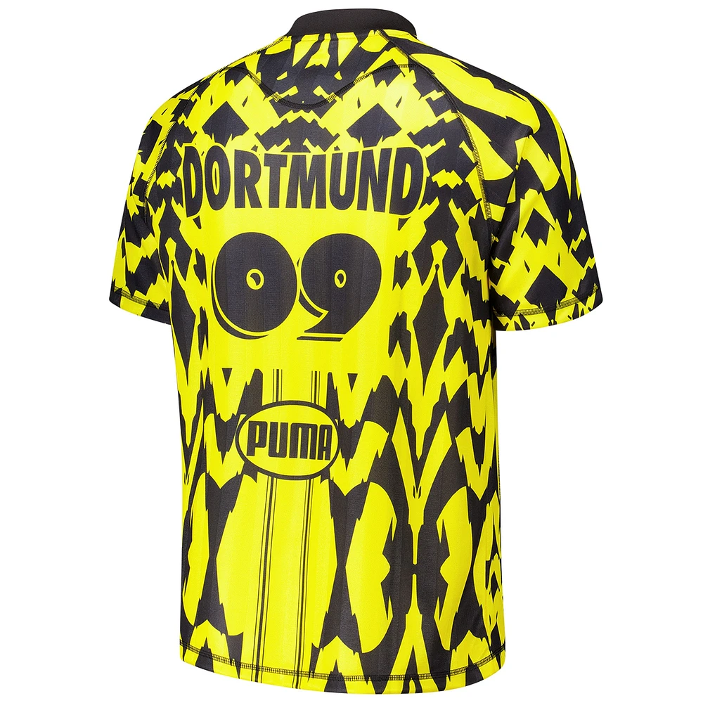 Men's Puma Yellow Borussia Dortmund Statement Retro Jersey