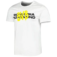 T-shirt Borussia Dortmund Graffiti Homme Blanc