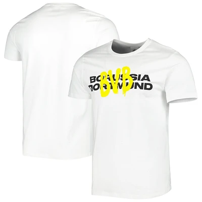 T-shirt Borussia Dortmund Graffiti Homme Blanc