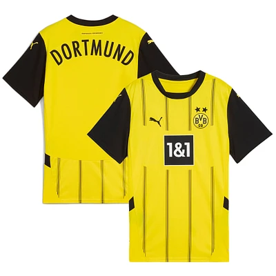 Women's Puma Yellow Borussia Dortmund 2024/25 Home Replica Jersey