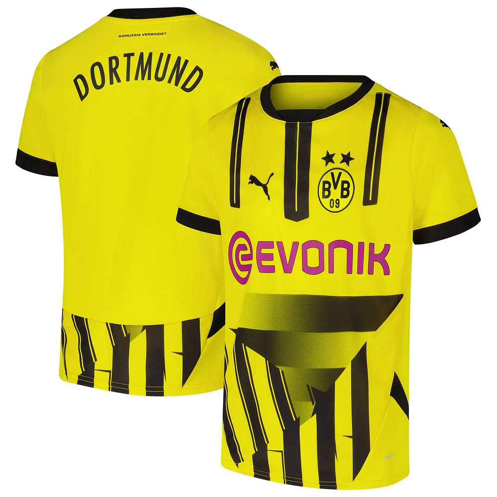 Youth Puma Yellow Borussia Dortmund 2024/25 Cup Replica Jersey