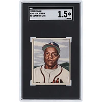 Sam Jethroe Boston Braves 1950 Bowman #248 SGC Authenticated 1.5 Rookie Card