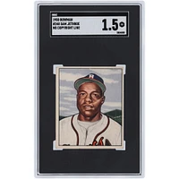 Sam Jethroe Boston Braves 1950 Bowman #248 SGC Authenticated 1.5 Rookie Card