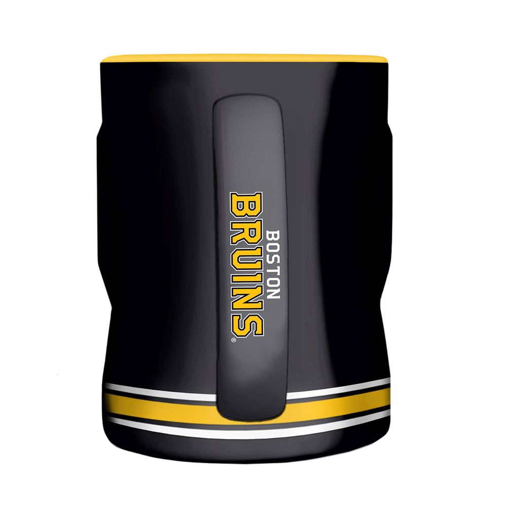 Black Boston Bruins Sculpted Relief Mug