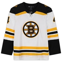 Maillot authentique adidas blanc autographié par Bobby Orr des Bruins de Boston