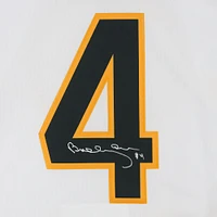 Maillot authentique adidas blanc autographié par Bobby Orr des Bruins de Boston