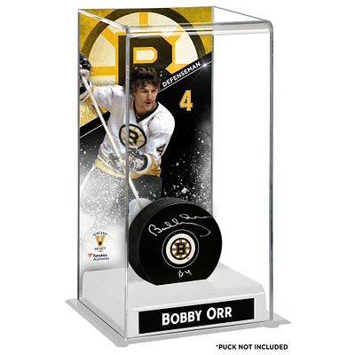 Bobby Orr Boston Bruins Deluxe Grand étui pour rondelle de hockey