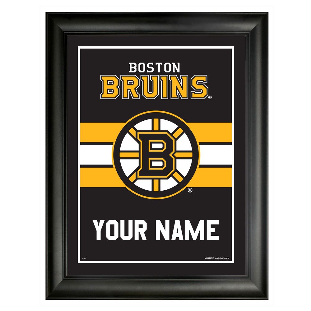 Boston Bruins 12'' x 16'' Personalized Team Frame