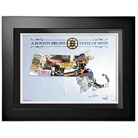 Boston Bruins - 12'' x 16'' State of Mind Framed Artwork