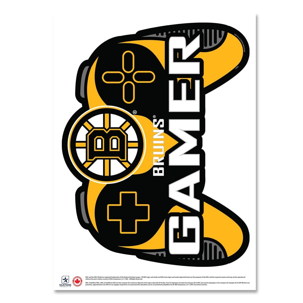 Boston Bruins - 16'' x 22'' Controller Gamer Wall Decal