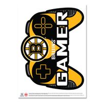 Boston Bruins - 16'' x 22'' Controller Gamer Wall Decal