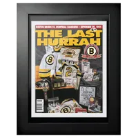 Bruins de Boston 1995 The Last Hourra - Couverture de programme encadrée 12'' x 16''