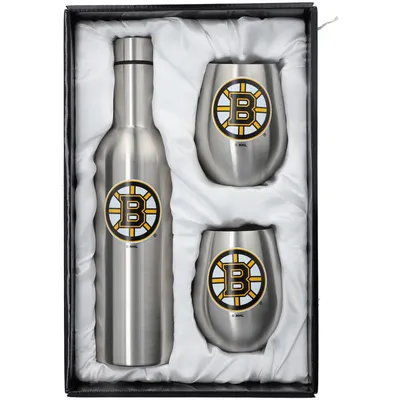 Boston Bruins 28oz. Stainless Steel Bottle & 12oz. Tumblers Set