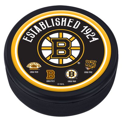 Boston Bruins Domed Team Heritage Puck