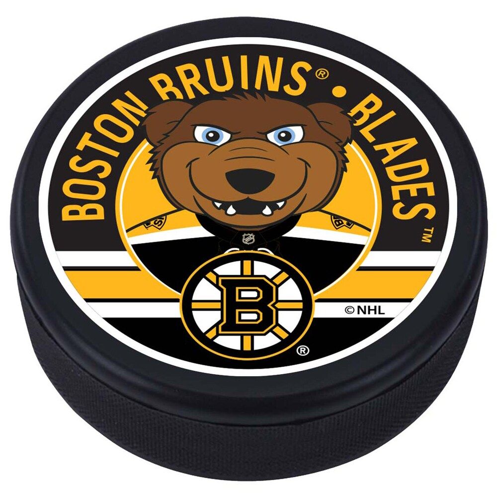 Boston Bruins - Mascot Design Hockey Puck