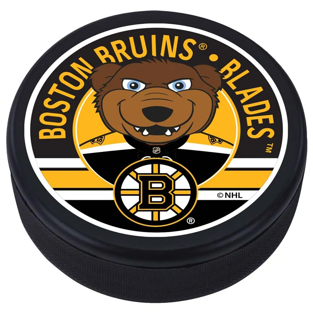 Bruins de Boston - Conception de mascotte rondelle de hockey