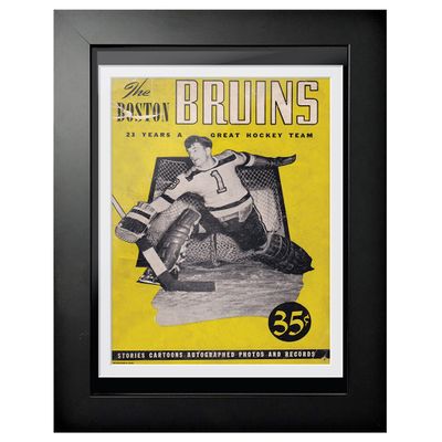 Boston Bruins The Boston News - 12'' x 16'' Framed Program Cover