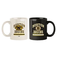 Boston Bruins Two-Pack 15oz. Color Mug Set